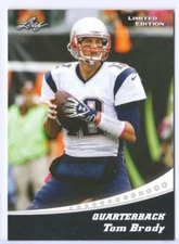 TOM BRADY 2016 LEAF LIMITED EDITION FOOTBALL CARD #4!