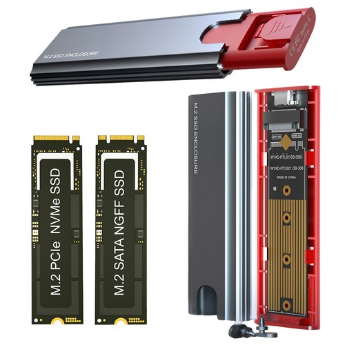 M.2 NGFF NVME SSD Case USB3.1 Gen2 10Gbps for NVMe SSD Size 2230/2242/2260/2280 - Picture 15 of 21