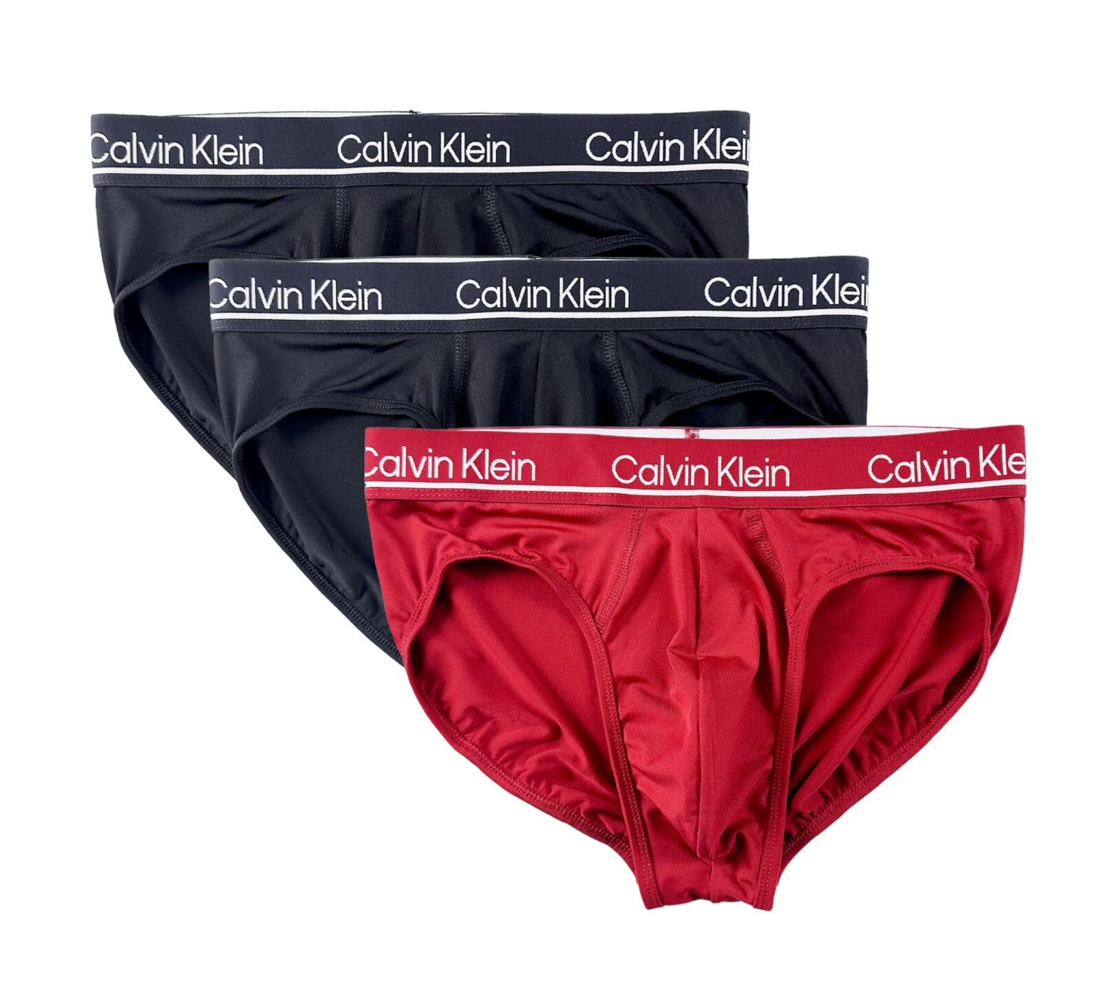 CALVIN KLEIN Men's Hip Briefs 3x Pack Microfibre Underwear NP2442O eBay