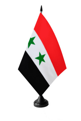 Syria Polyester Table Flag