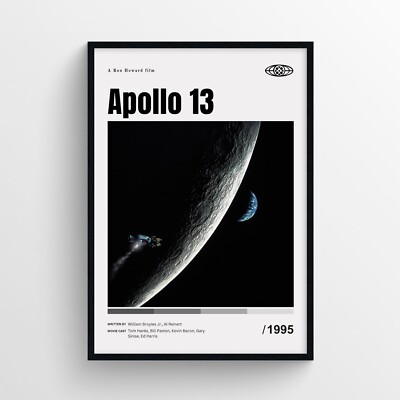 Apollo 13 Movie Poster Print, Wall Art - Unframed | eBay