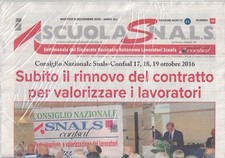 2016 11 08 - SCUOLA S.N.A.L.S. - 08 11 2016 - N.11 - YEAR XLI - IMMEDIATELY THE RENEWAL