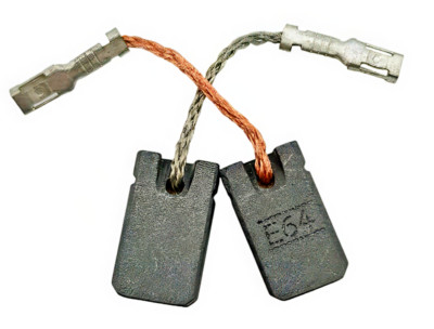  2x Kohlebürsten für Bosch Winkelschleifer 6,3x16x22 GWS PWS E64 1607014171 