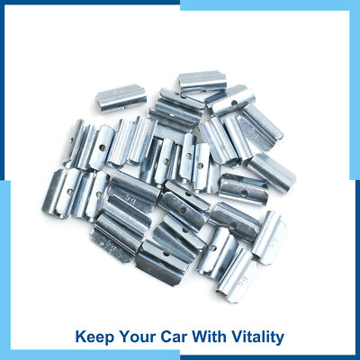 Steady Tire Supply MC-Type Uncoated Lead Clip-On Wheel Weights – .25 Oz Each, 50-Piece Bag, Made In Thailand