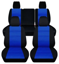 1976-Present Fits Jeep Wrangler Seat Covers Canvas Front & Rear Choose colors