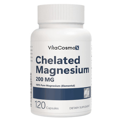 VitaCosmoX Albion Cheated Magnesium Bisglycinate 120 Softgels