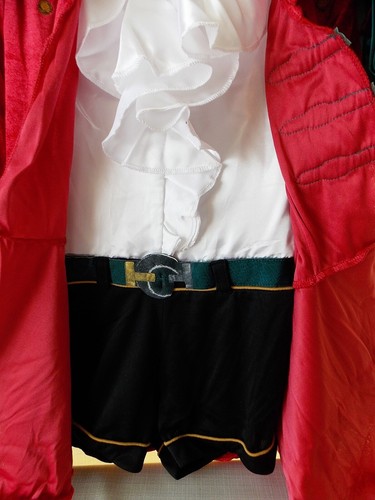 Disney Descendants CJ Hook Deluxe Girls Pirate Costume S 4-6x Child Halloween - Picture 4 of 6