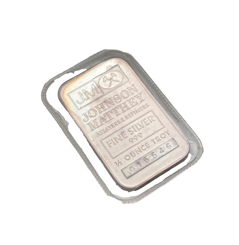 Vintage Johnson Matthey 1 oz Fine Gold Bar - Scarce White Assay