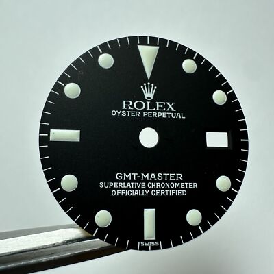 Rolex GMT Master Only Swiss Service Luminova Dial 1675