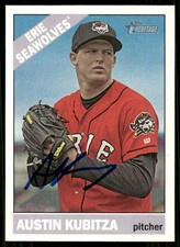 2015 Topps Heritage AUSTIN KUBITZA Signed Card TIGERS autograph auto