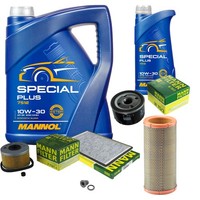 Inspektionspaket 6L Mannol Special Plus 10W-30 FüR Renault Megane I Klasseic
