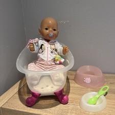 Baby born Baby doll With Bath (No Shower) clothes and accessories. 