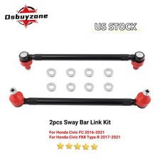2x Front Sway Bar End Links Kit For Honda Civic Fk8 Type R 2017-2021 Adjustable