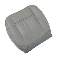 Front Driver or Passenger Bottom Replacement Perforated Leather Seat Cover 