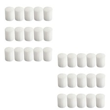 120 Pcs White Soilless Hydroponic Sponge Blocks for Vegetable Growing 0.09 per sponge