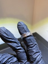 Vintage Sleek Sterling Silver Stacked Band Ring - Size 9