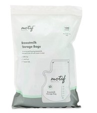 Motif Medical Breastmilk 8 oz Single Use Storage Bags BPA Free 100 count NEW