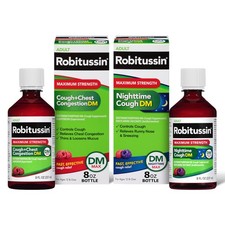 Robitussin DM Max Cough Plus Chest Congestion and Robitussin Maximum Strength Ni