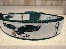 Philadelphia Eagles Large Super Bowl  sports football dog collar
