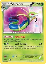 Serperior - 125/124 - Pokemon Dragons Exalted Black & White Secret Rare Card MP on eBay