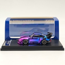 SW 1:64 Porsche 993 RWB Gradient Chrome Purple Limited Edition Diecast Model
