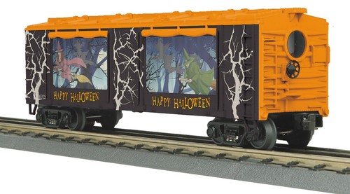 MTH 30-79729 VAGÓN DE ACCIÓN OPERATIVO HALLOWEEN RIEL O CALIBRE bruja escoba coche NUEVO | Zustand: New