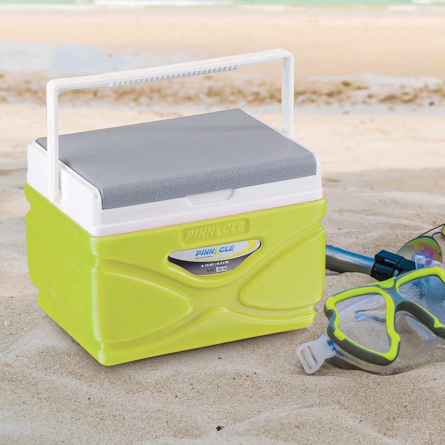 4.5 L Hard Cooler Portable Picnic Cool Box Insulated Outdoor Camping Cooler