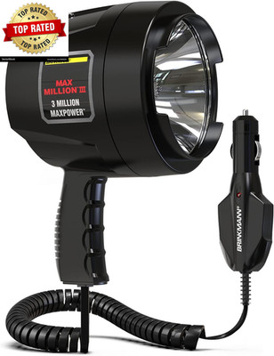 800-2301-0 Max Million III with 12V DC Charger Halogen Bulb Spotlight