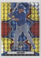2022 Panini Mosaic Choice Fusion Red & Yellow Mosaic Prizm Ian Happ #141 6fs
