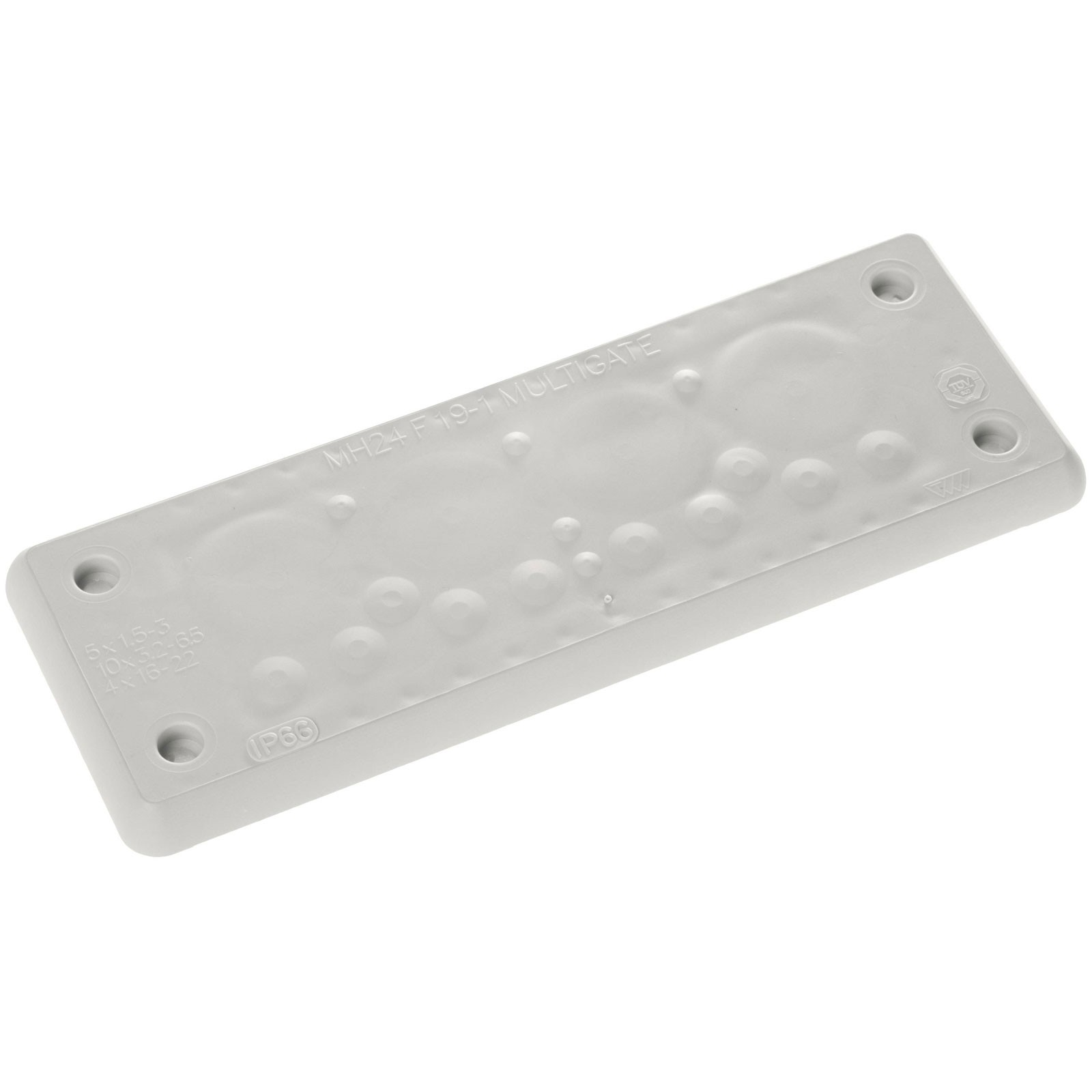 Trelleborg Screw Grommet TPE Light Grey UL94 V-0 IP65