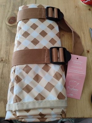 Pusheen Box Summer 2022 Picnic Blanket W/Strap Cappuccino cat NWT 57x38