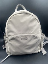 Kate Spade New York Dawn Medium Backpack Soft Taupe Gray w/ Front Pocket