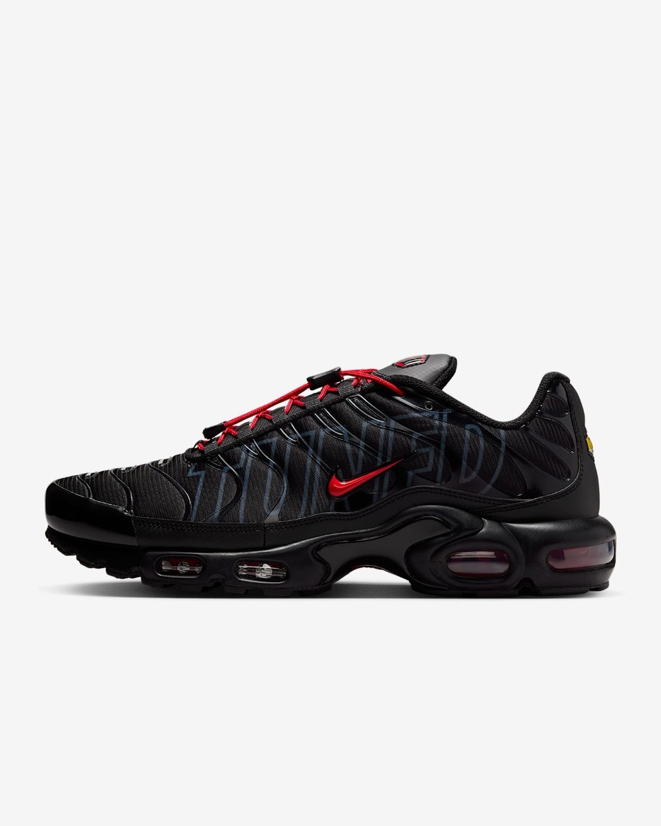 NIKE Air Max Plus IH4459-001 Black Wolf Gray Metallic Silver