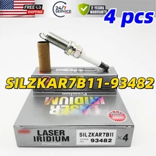 Set of 4 NEW NGK 93482 Laser Iridium Spark Plug SILZKAR7B11 for 11-19 Subar