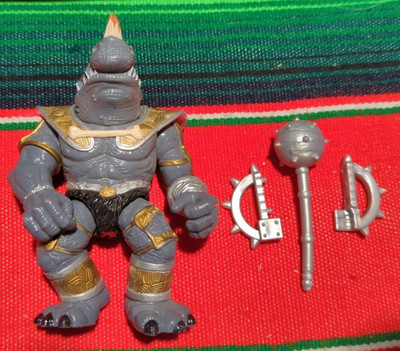 TMNT Ninja Turtles Warriors of the Forgotten Sewer Gatekeeper Rocksteady 1994