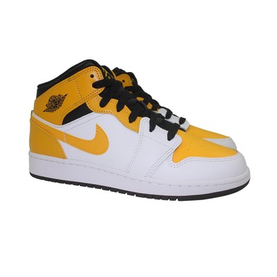 Nike Air Jordan 1 Mid University Gold GS Damen Sneaker Schuhe NEU OVP