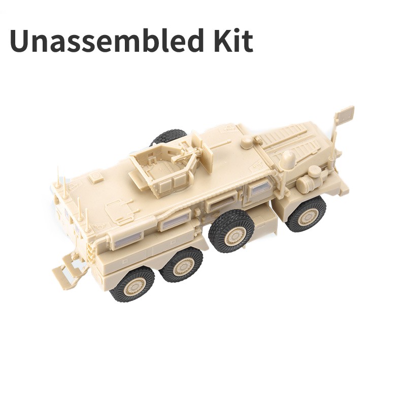 DIY Unassembled 1/72 COUGAR 6x6 MRAP Sd.Kfz.7 Half-Track Military Model Craft f thumbnail 4