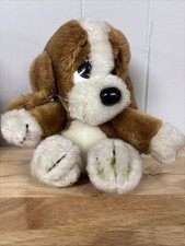 Vtg 1980s 1982 80s Sad Sam Jr. Bashful Basset Hound Brown Puppy Dog Applause