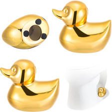 Duck Design Toilet Bolt Caps - Decorative Ceramic Covers for Bathroom Decor