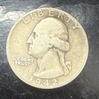 1942 Washington Quarter 90% Silver