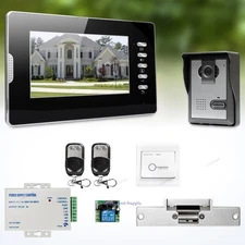 7inch Video Door Entry Call System Electric Lock Supported for Home Security