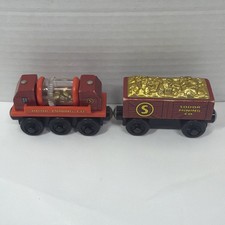 Thomas Wooden Railway Sodor Mining Co Gold Sifting Car  Gold Ore Cargo Train
