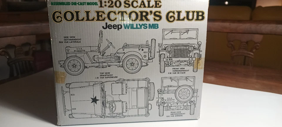 Jeep Willys MB - Tamiya Collector's Club - Diecast Model 1/20 - Immagine 4 di 4