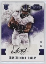 2016 Panini Honors Rookie Auto 32/99 Kenneth Dixon #84 Auto 3hd