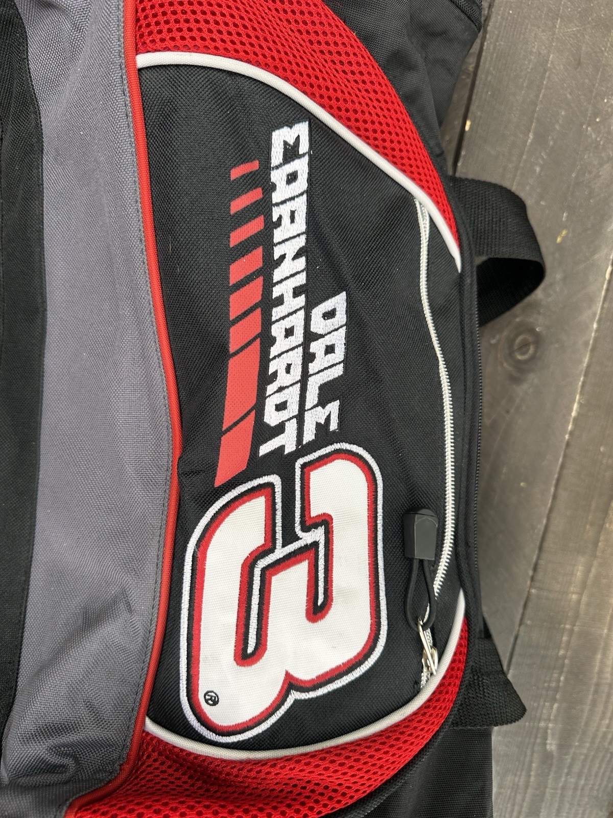 Vintage Dale Earnhardt Sr #3 NASCAR Duffel Bag Strap Intimidator Rare Collectible