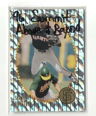 1996 Summit Above and Beyond - SAN FRANCISCO GIANTS Team Set