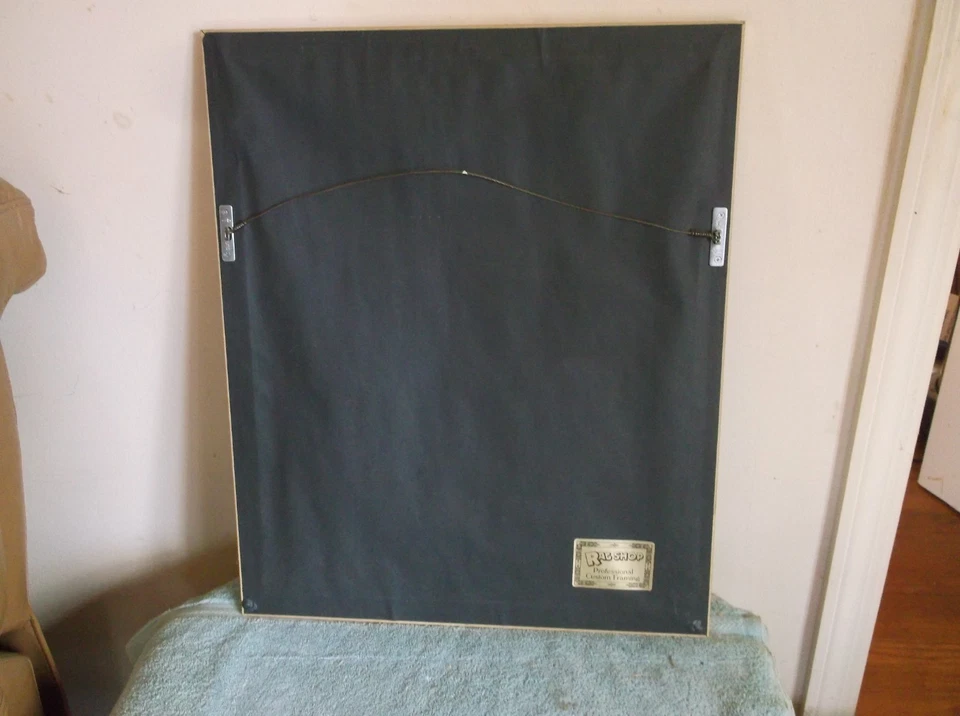 pintura original vintage pintada à mão - Imagem 3 de 4