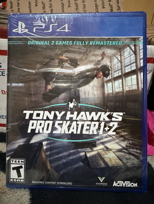 Tony Hawk's Pro Skater 1 + 2 (PS4, 2020) T, Multiplayer, BRAND NEW, SEALED!!