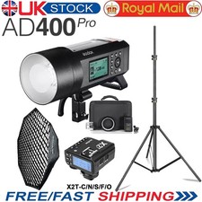 Godox AD400Pro TTL HSS Outdoor Flash Strobe with X2T Trigger 95cm Softbox Stand