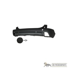 Stoßfänger hinten für Peugeot 2008 bj 13-16 schwarz geriffelt mit PDC passend